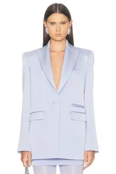 Однобортный пиджак оверсайз Alex Perry, цвет Frost