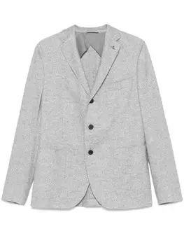 Однобортный пиджак Peserico, серый