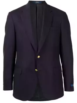 Однобортный пиджак POLO RALPH LAUREN, синий