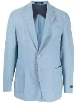 Однобортный пиджак POLO RALPH LAUREN, синий