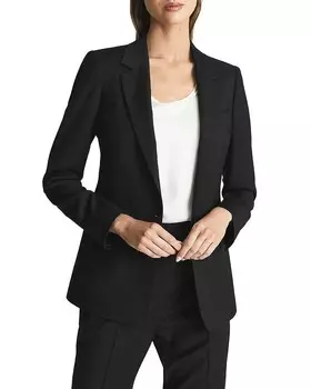 Однобортный пиджак REISS Haisley, черный