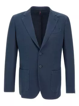 Однобортный пиджак Santaniello, синий