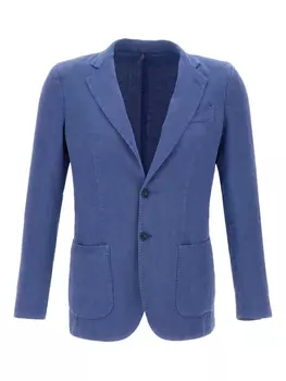 Однобортный пиджак Santaniello, синий