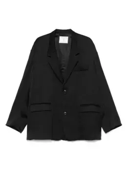 Однобортный пиджак Socit Anonyme, черный