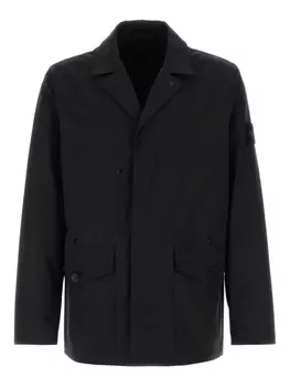 Однобортный пиджак Stone Island, черный