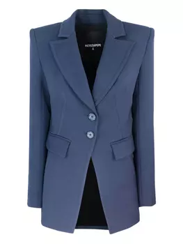 Однобортный пиджак строгого покроя Patrizia Pepe, синий