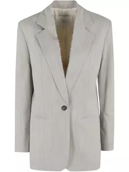 Однобортный пиджак Tela, серый