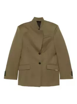 Однобортный пиджак The Attico, зеленый