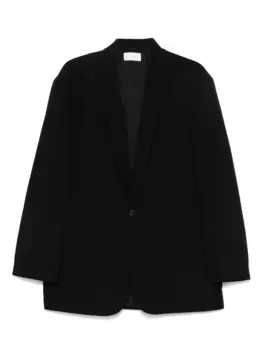 Однобортный пиджак THE ROW, черный