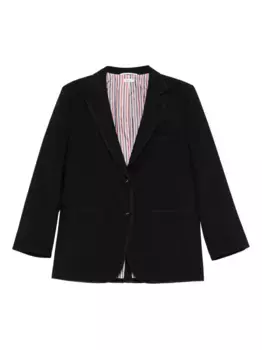 Однобортный пиджак THOM BROWNE, синий