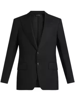 Однобортный пиджак TOM FORD, черный