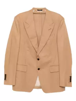 Однобортный пиджак TOM FORD, нейтральный