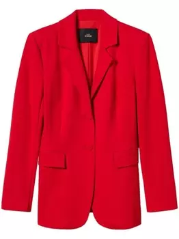 Однобортный пиджак TWINSET, красный