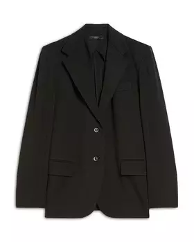 Однобортный пиджак Weekend Max Mara Erik, черный