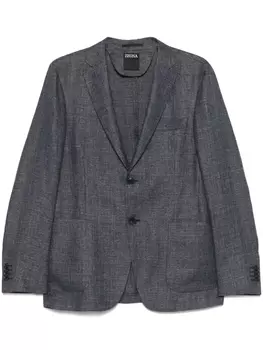 Однобортный пиджак Zegna, синий