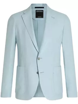 Однобортный пиджак Zegna, синий