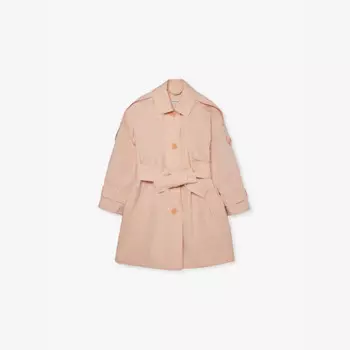 Однобортный тканый жакет Валери 6-14 лет Burberry, розовый