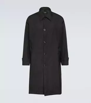 Однобортный тренч Dolce&Gabbana, черный