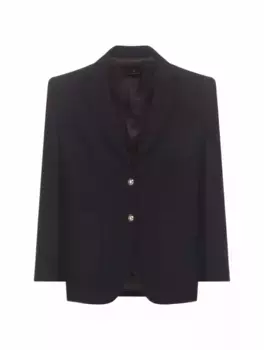 Однобортный жакет Anine Bing, тёмно-синий