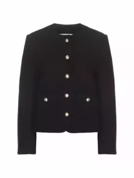Однобортный жакет из букле Dunst, черный