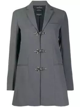 Однобортный жакет Rokh, серый