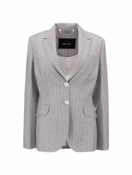 Однобортный жакет в полоску Kiton