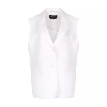 Однобортный жилет Rochas, белый
