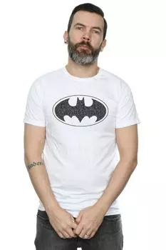 Одноцветная футболка с логотипом Бэтмена DC Comics, белый