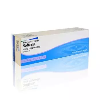 Однодневные линзы -1,50 кривизна 8,6, 30 шт. SofLens, Daily Disposable, бесцветный