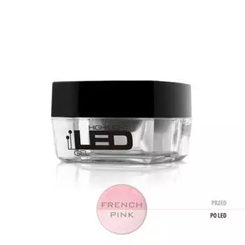 Однофазный гель для ногтей French Pink средней густоты, 30 г Silcare, High Light Led Gel