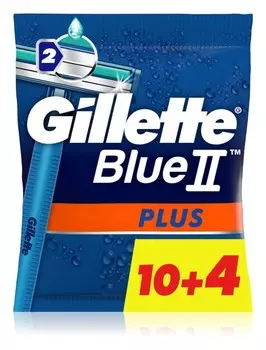 Одноразовые бритвы для мужчин Gillette Blue II Plus
