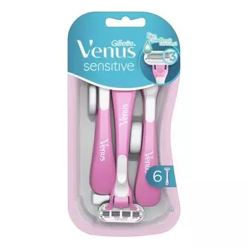 Одноразовые бритвы Venus Sensitive Gillette, количество 6 шт.