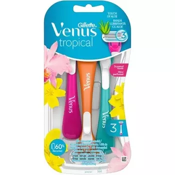 Одноразовые бритвы Venus Tropical, Gillette