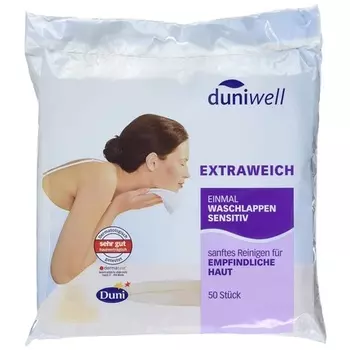 Одноразовые мочалки Duniwell Sensitive