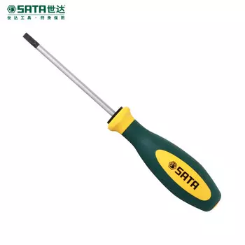 Однословная отвертка с двухцветной ручкой серии SATA G, инструмент для разборки и ремонта отвертки 7 300 мм, 63723 на складе