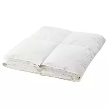 Односпальное одеяло, белое, теплое, 150х200 см, FJLLARNIKA IKEA