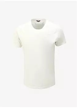 Однотонная белая мужская футболка с круглым вырезом K0074Q0_EDWING K-Way, белый