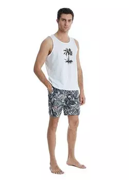 Однотонная белая мужская футболка с круглым вырезом 10633 Blackspade, белый