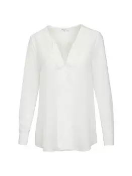 Однотонная блузка без шнуровки Seidensticker, экрю