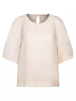 Однотонная блузка-рубашка Seidensticker, экрю