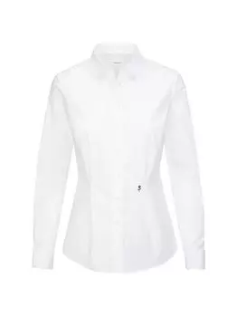 Однотонная блузка-рубашка Seidensticker, белый