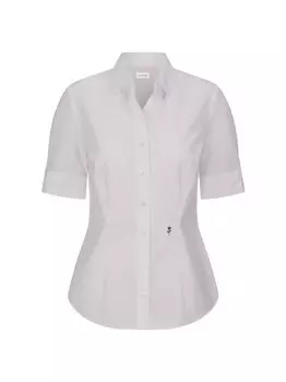 Однотонная блузка-рубашка Seidensticker, белый