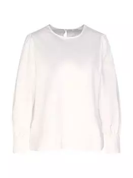 Однотонная блузка-рубашка Seidensticker, белый