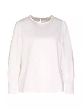 Однотонная блузка-рубашка Seidensticker, белый