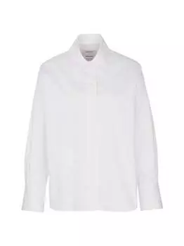 Однотонная блузка-рубашка Seidensticker, белый