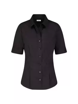 Однотонная блузка-рубашка Seidensticker, черный