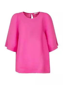 Однотонная блузка-рубашка Seidensticker, розовый