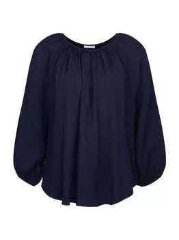 Однотонная блузка-рубашка Seidensticker, синий