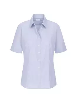 Однотонная блузка-рубашка Seidensticker, синий