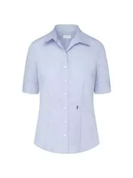 Однотонная блузка-рубашка Seidensticker, синий